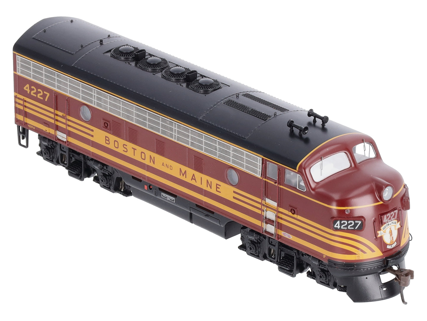 Athearn G2009 HO Scale Boston & Maine Phase 4 F-3A Diesel Locomotive #4227 LN/Box