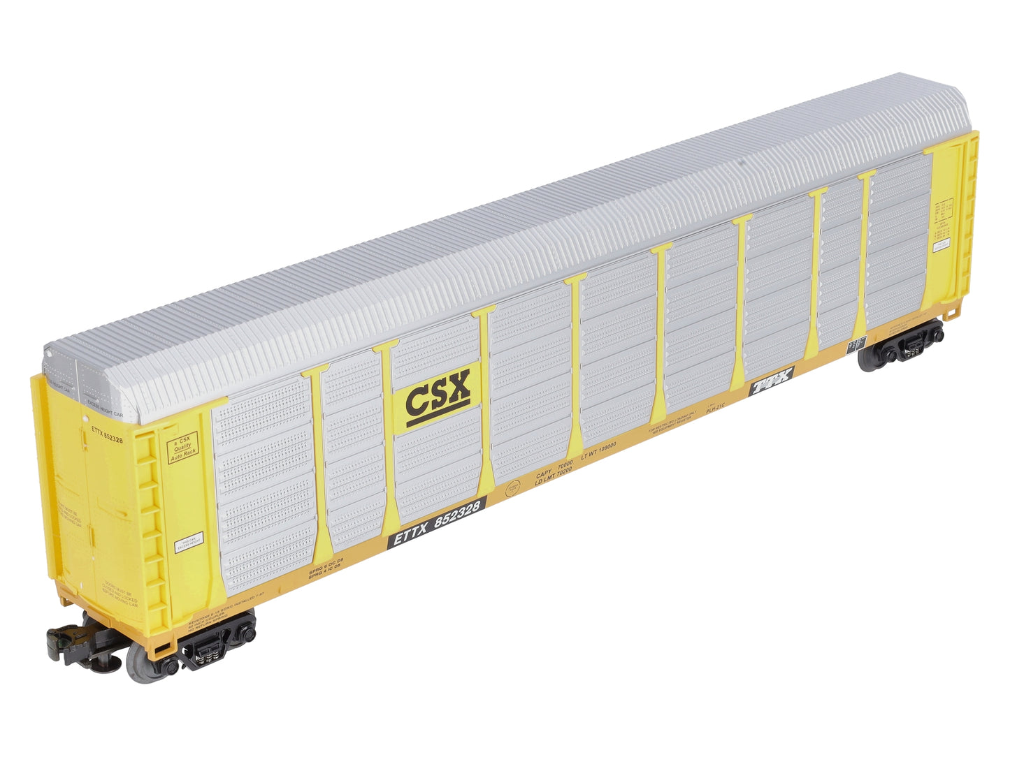 MTH 20-98257 O CSX Corrugated Auto Carrier #852328 LN/Box