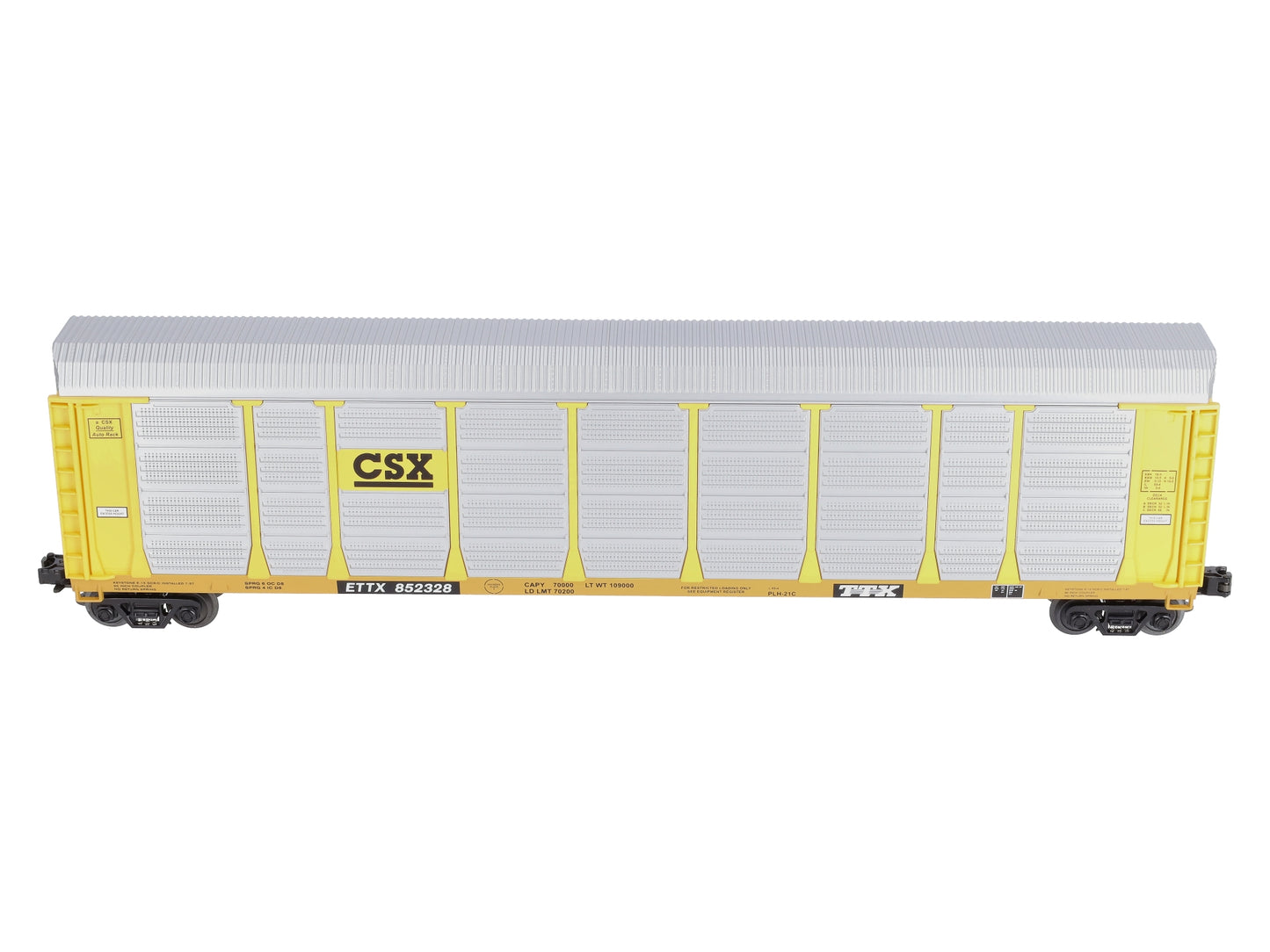 MTH 20-98257 O CSX Corrugated Auto Carrier #852328 LN/Box