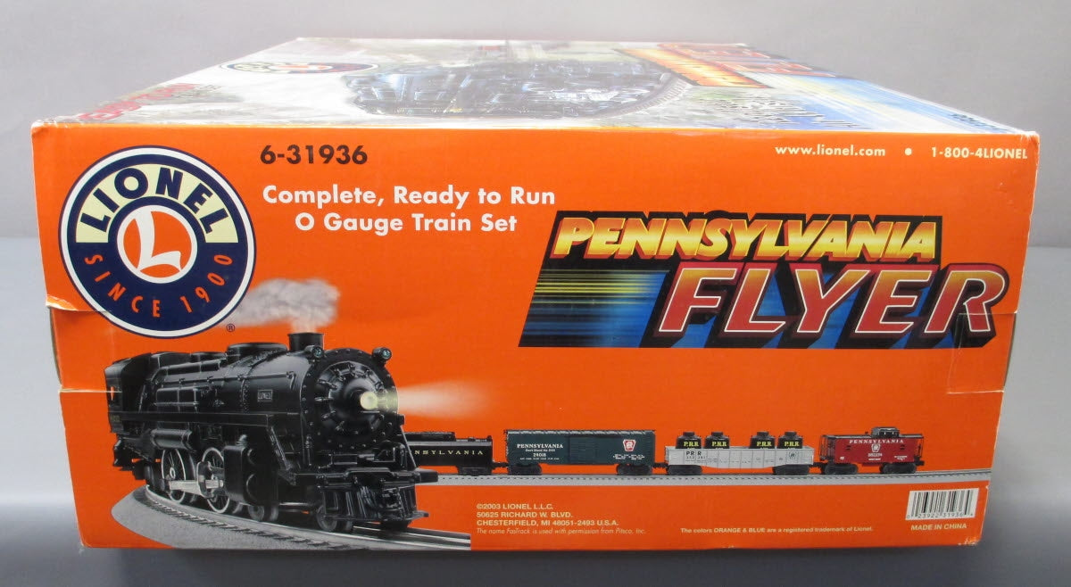 Lionel 6-31936 O Gauge Pennsylvania Flyer Steam Train Set