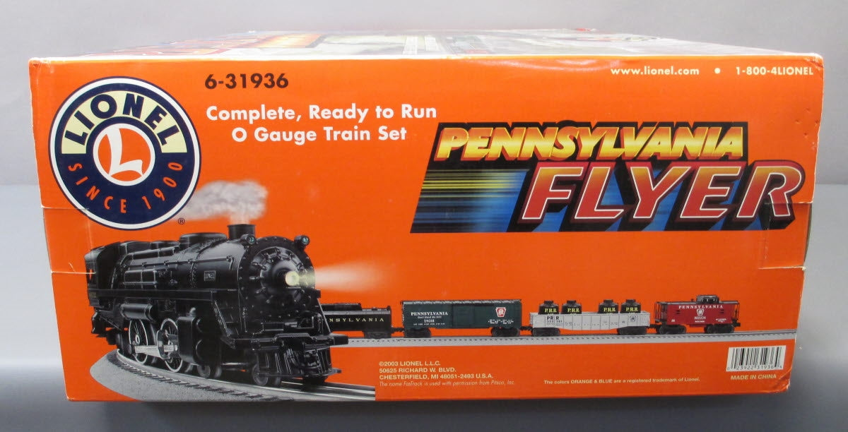 Lionel 6-31936 O Gauge Pennsylvania Flyer Steam Train Set