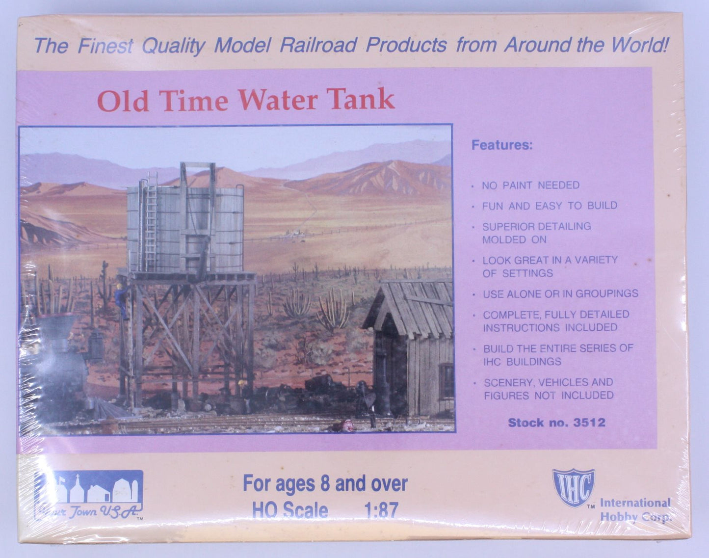 IHC 3512 HO Old Time Water Tank Model Building Kit