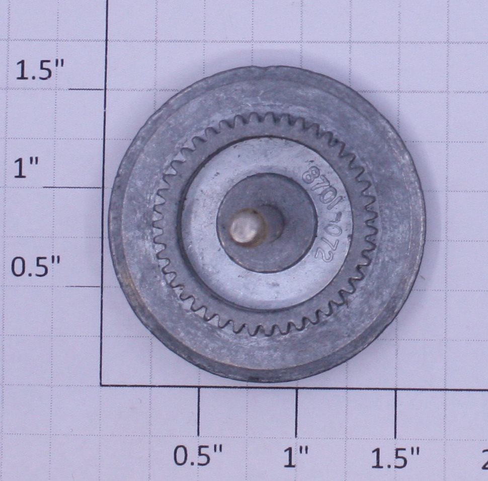 Lionel 8005-530 General Geared Wheel with Red Insert and Swedged Axle