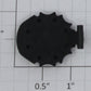 Lionel 87601-144 G Scale Black Tank Car Hatch Cover