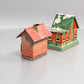 Vintage O Gauge Tinplate Buildings: School & House [2]