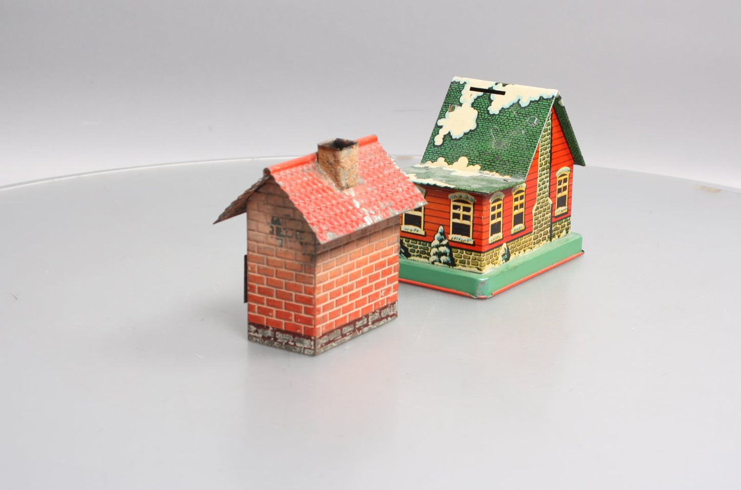 Vintage O Gauge Tinplate Buildings: School & House [2]