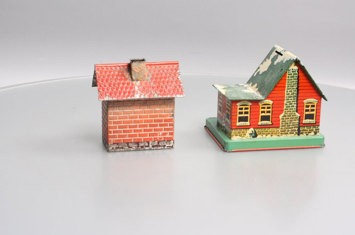 Vintage O Gauge Tinplate Buildings: School & House [2]