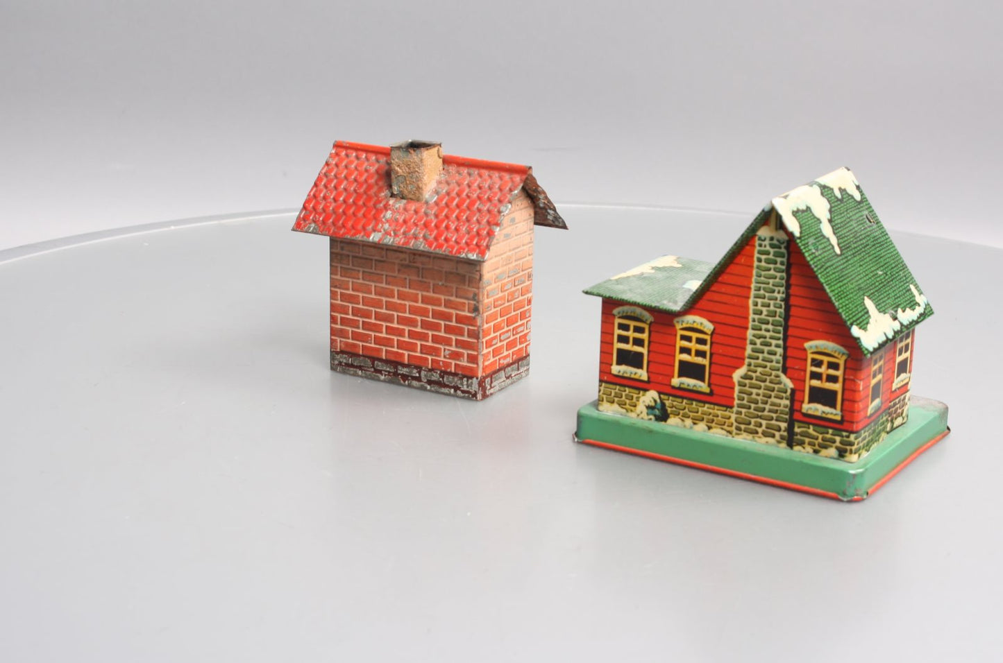 Vintage O Gauge Tinplate Buildings: School & House [2]