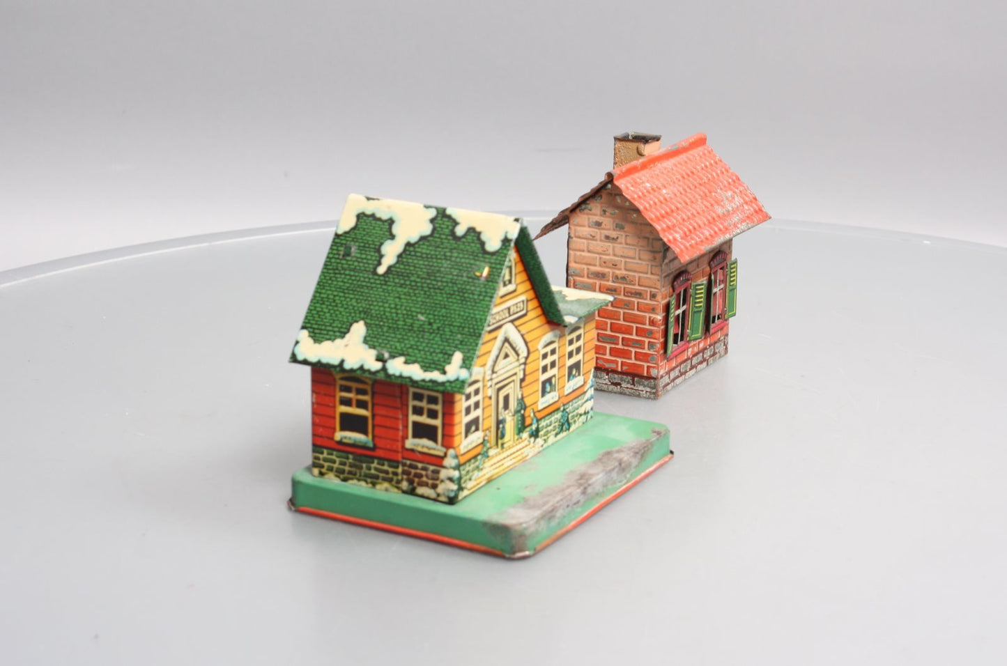 Vintage O Gauge Tinplate Buildings: School & House [2]