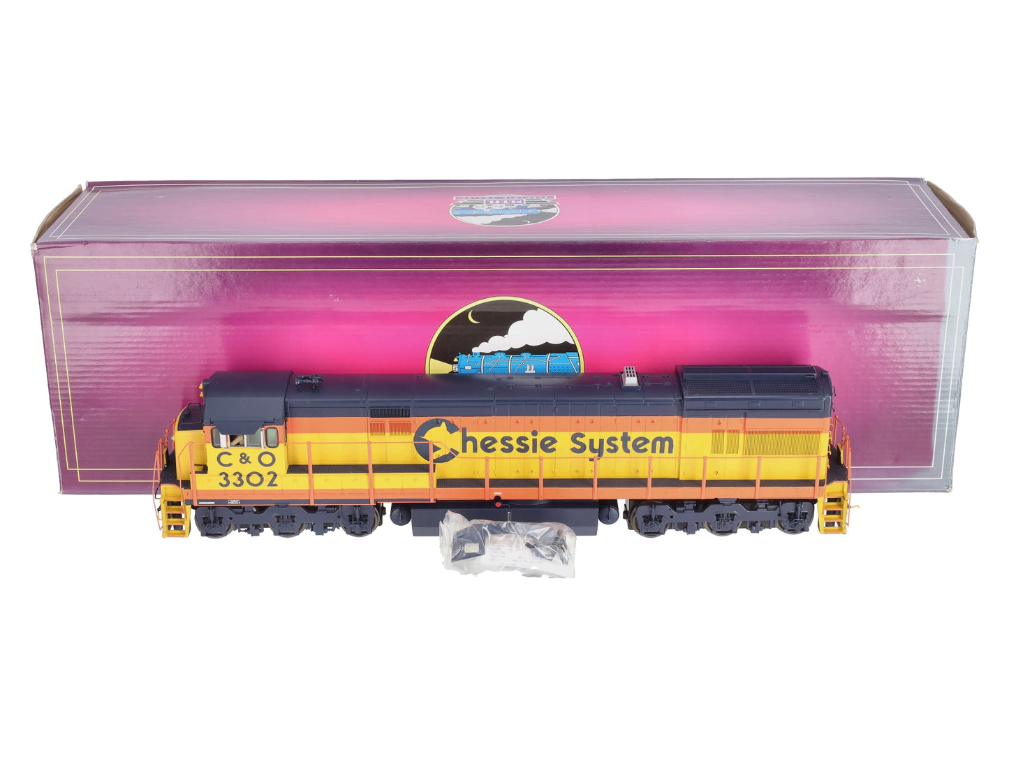 MTH 20-2845-2 O Chessie U30C Diesel Engine w/PS2 #3300 (Scale Wheels)