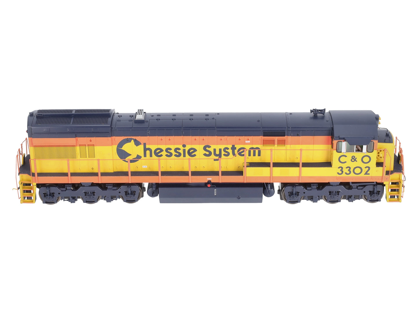 MTH 20-2845-2 O Chessie U30C Diesel Engine w/PS2 #3300 (Scale Wheels)