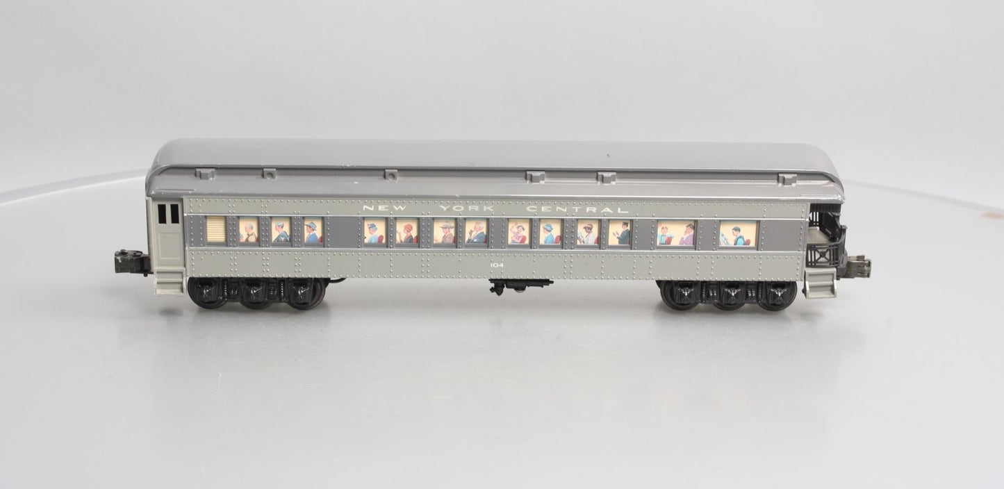 Williams O Gauge Custom New York Central Passenger Car #104 VG