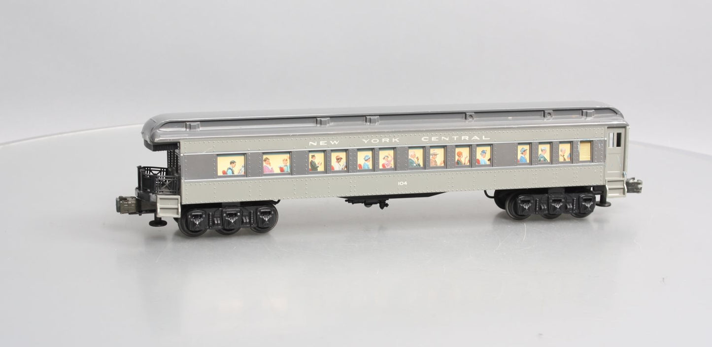 Williams O Gauge Custom New York Central Passenger Car #104 VG