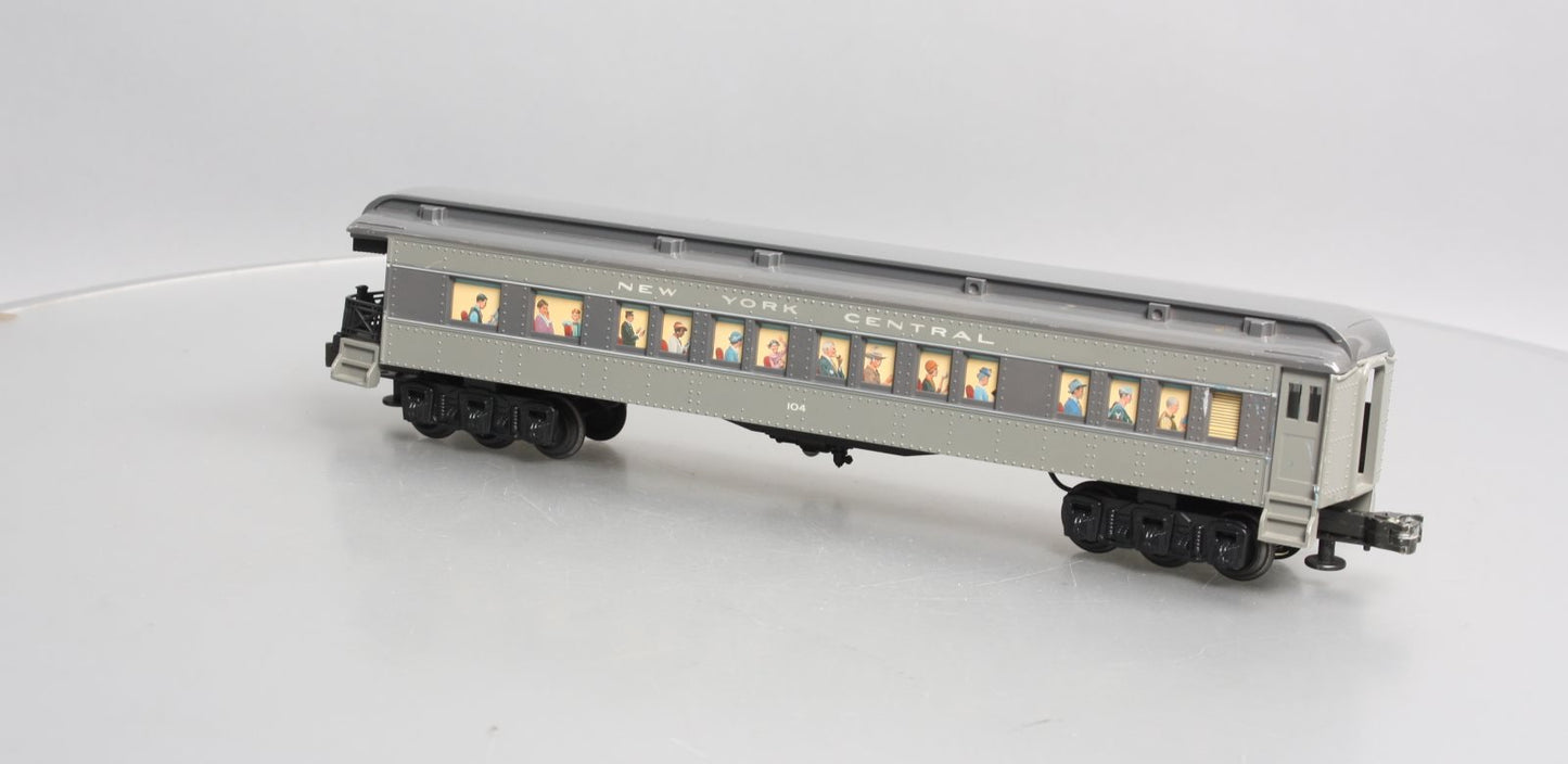 Williams O Gauge Custom New York Central Passenger Car #104 VG