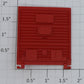 Lionel 16275-14 Red Boxcar Door with Guides