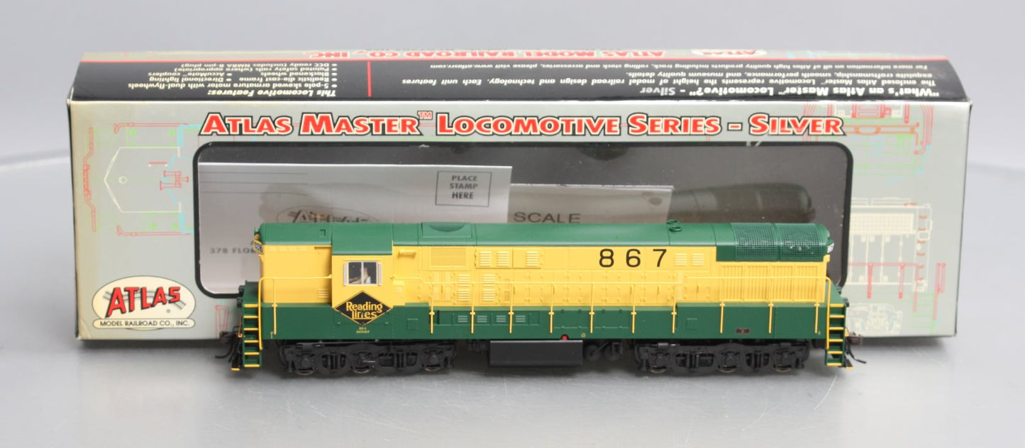 Atlas 7866 HO Scale Reading FM Trainmaster Diesel Locomotive #867