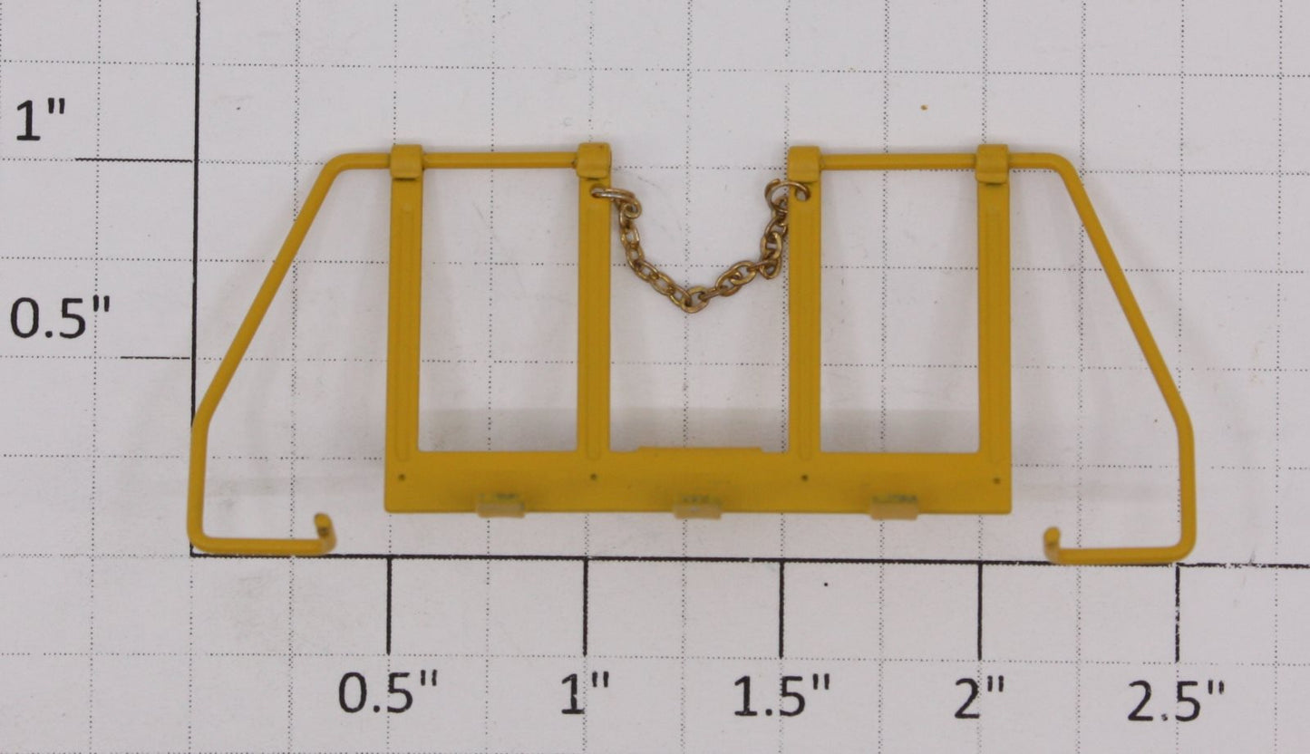 Lionel 18258-3 Santa Fe Dash-9 Rear Yellow End Railing with Chain