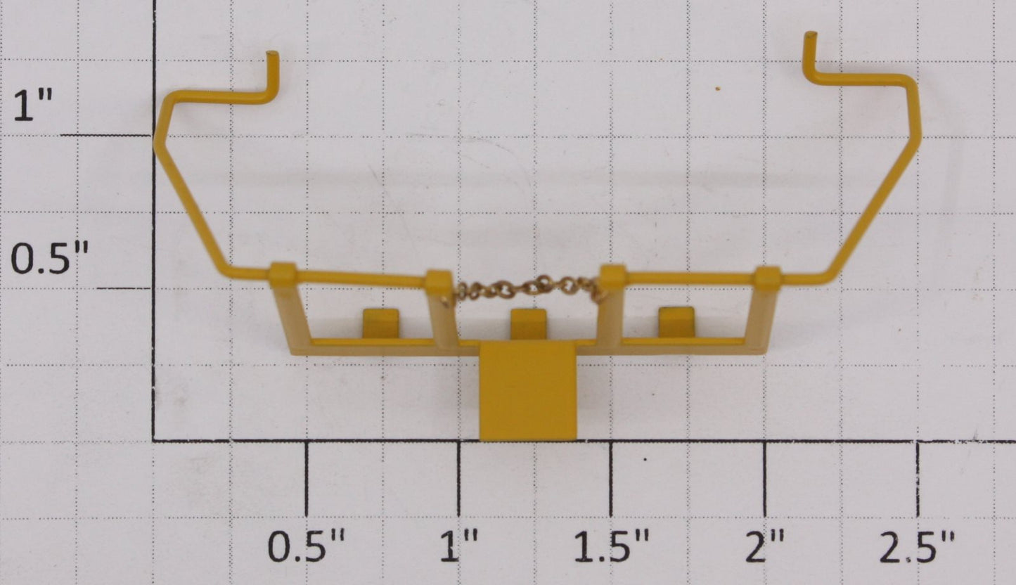 Lionel 18258-3 Santa Fe Dash-9 Rear Yellow End Railing with Chain