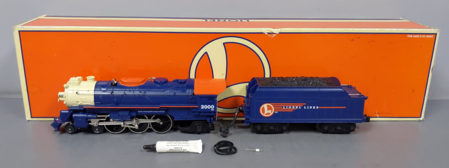 Lionel 6-28026 Lionel Lines 4-6-2 Blue/Orange Steam Locomotive & Tender #2000 EX/Box