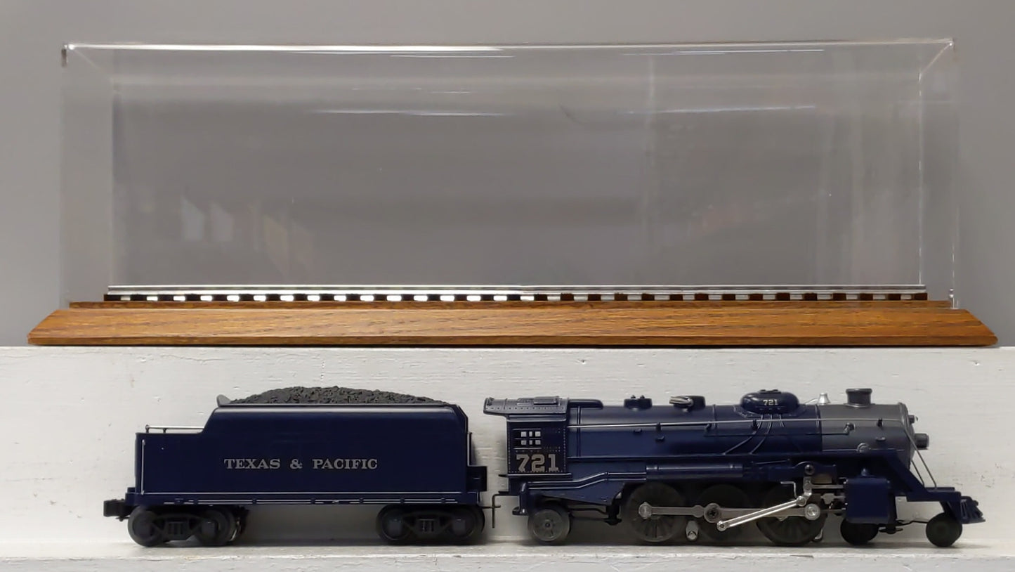 Lionel 6-18679 JC Penny T&P 4-6-2 Steam Loco and Tender #721 with Display Case EX/Box