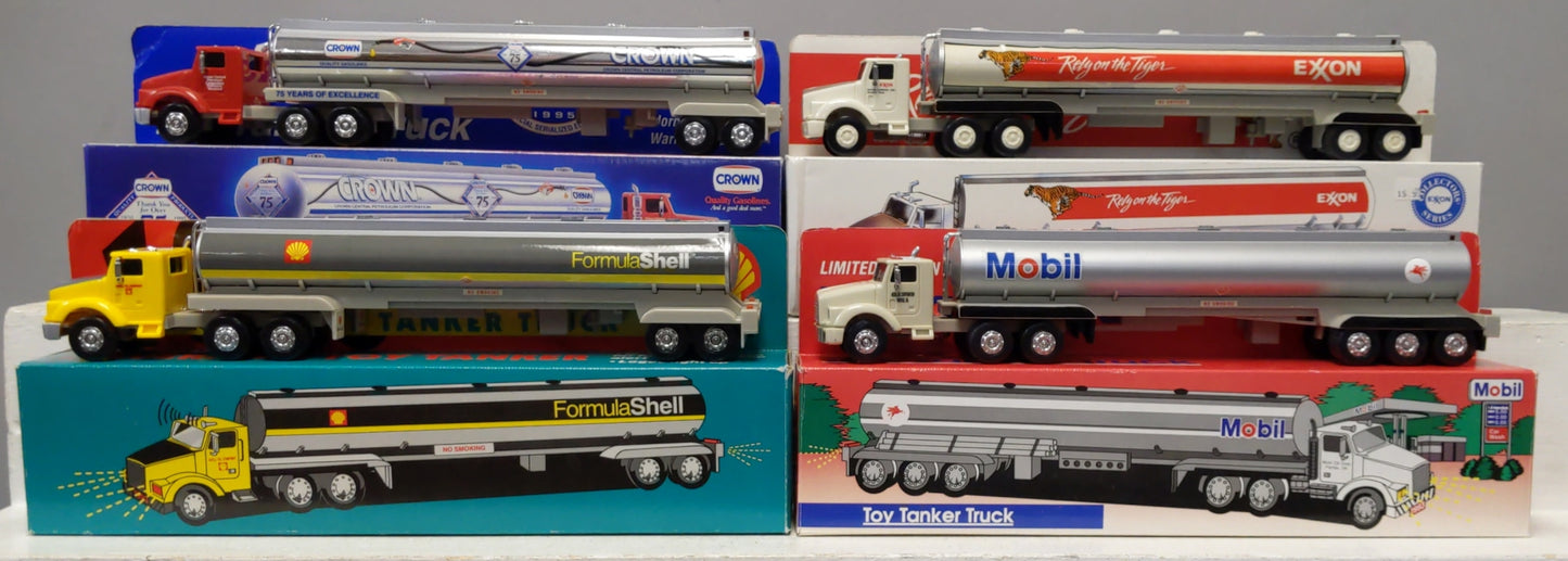 Toy Tanker Truck 1:43 Scale Plastic Tanker Trucks [4] LN/Box