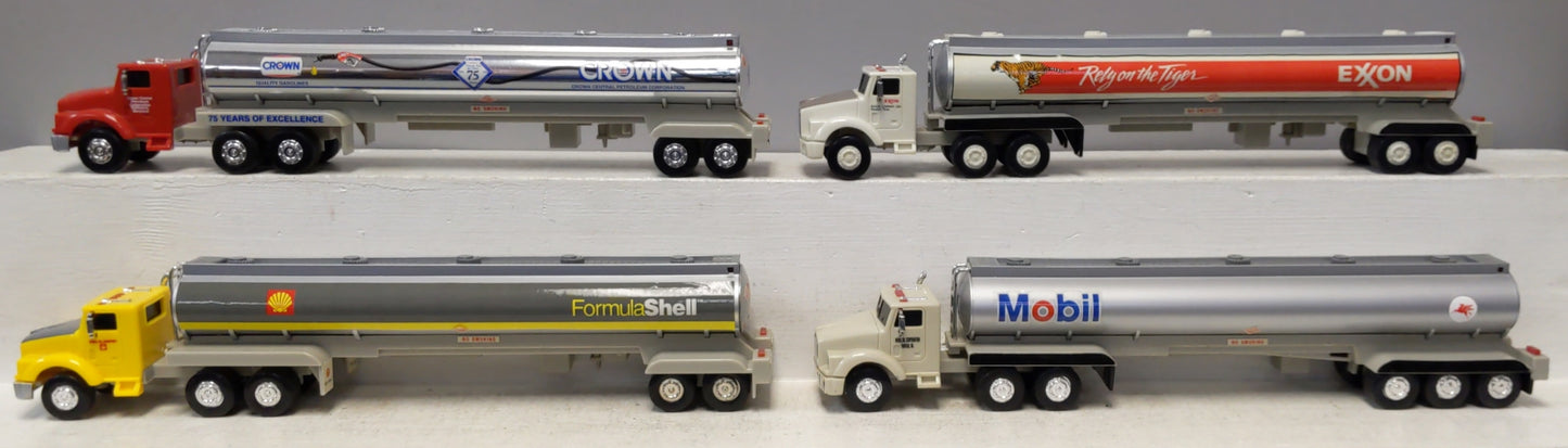 Toy Tanker Truck 1:43 Scale Plastic Tanker Trucks [4] LN/Box