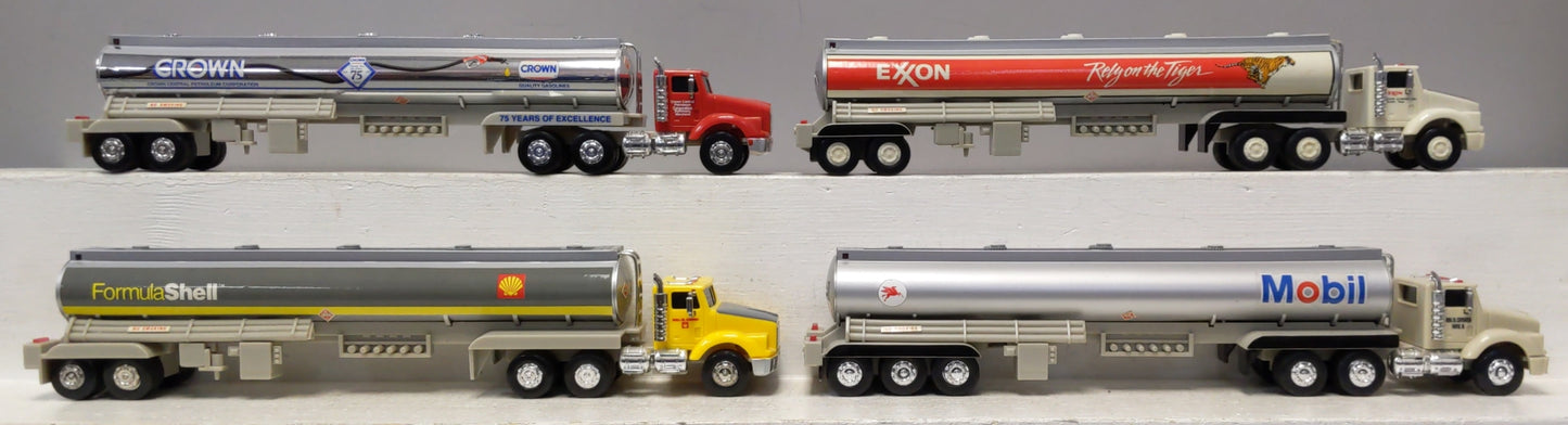 Toy Tanker Truck 1:43 Scale Plastic Tanker Trucks [4] LN/Box