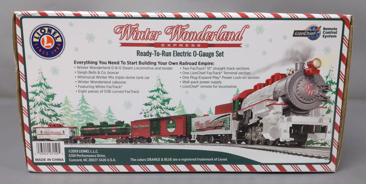 Lionel 1923150 Winter Wonderland LionChief O Gauge Train Set with Bluetooth