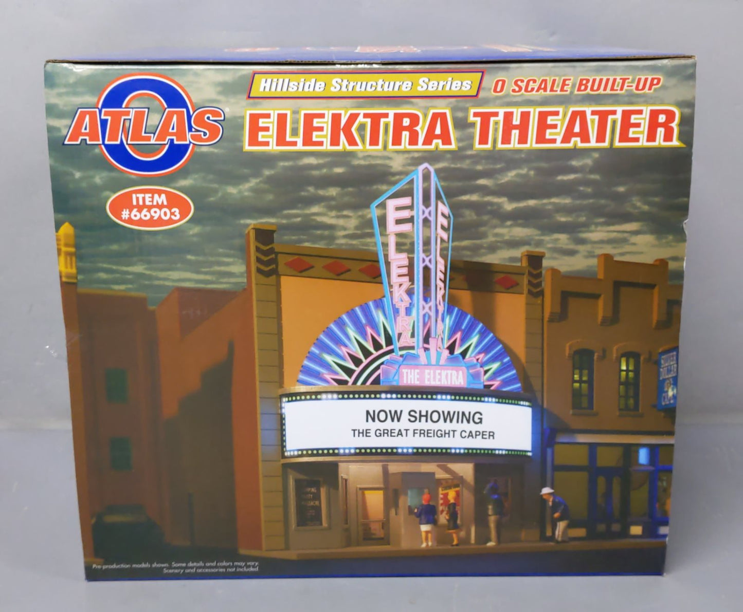 Atlas 66903 O Scale Built-Up Elektra Theatre EX/Box