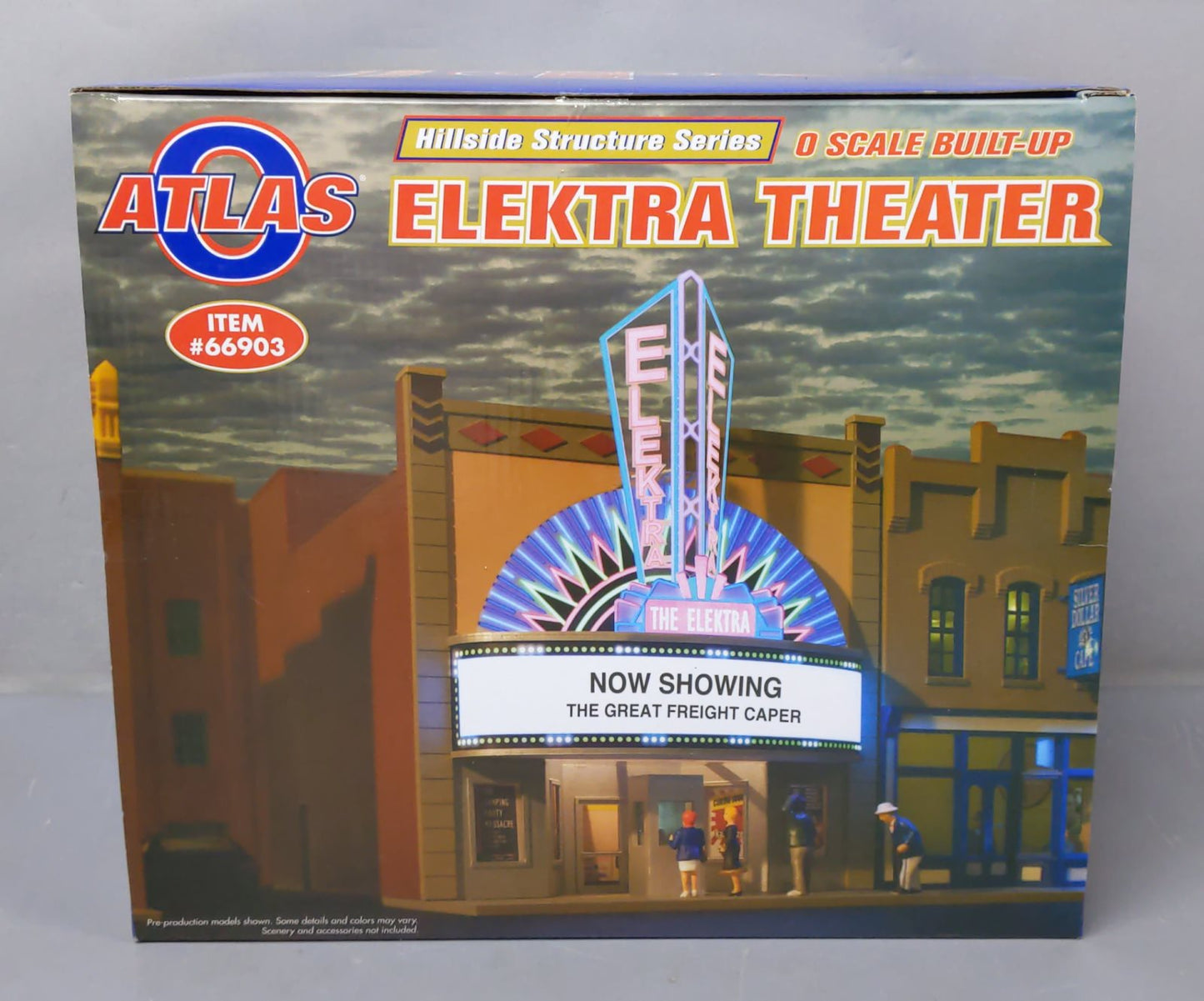 Atlas 66903 O Scale Built-Up Elektra Theatre EX/Box