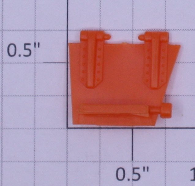 Lionel 17121-35 Orange Illinois Central Right Hand 3-Bay Hopper Door