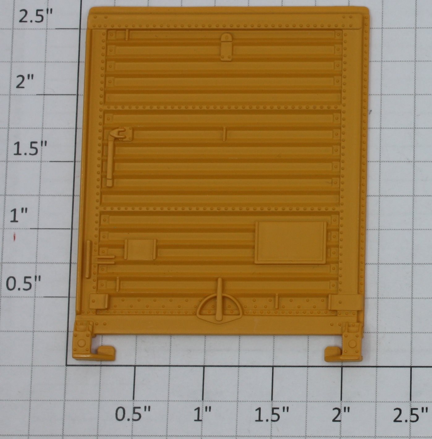 Lionel 17223-24 Yellow Right Hand Boxcar Door with Guides