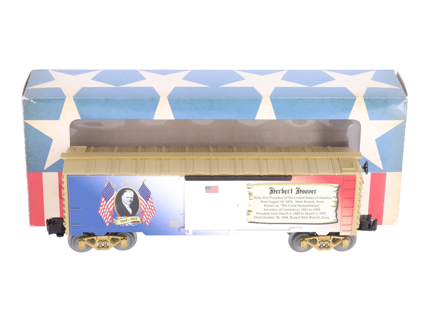 Lionel 6-82944 O Herbert Hoover USA Presidential Boxcar