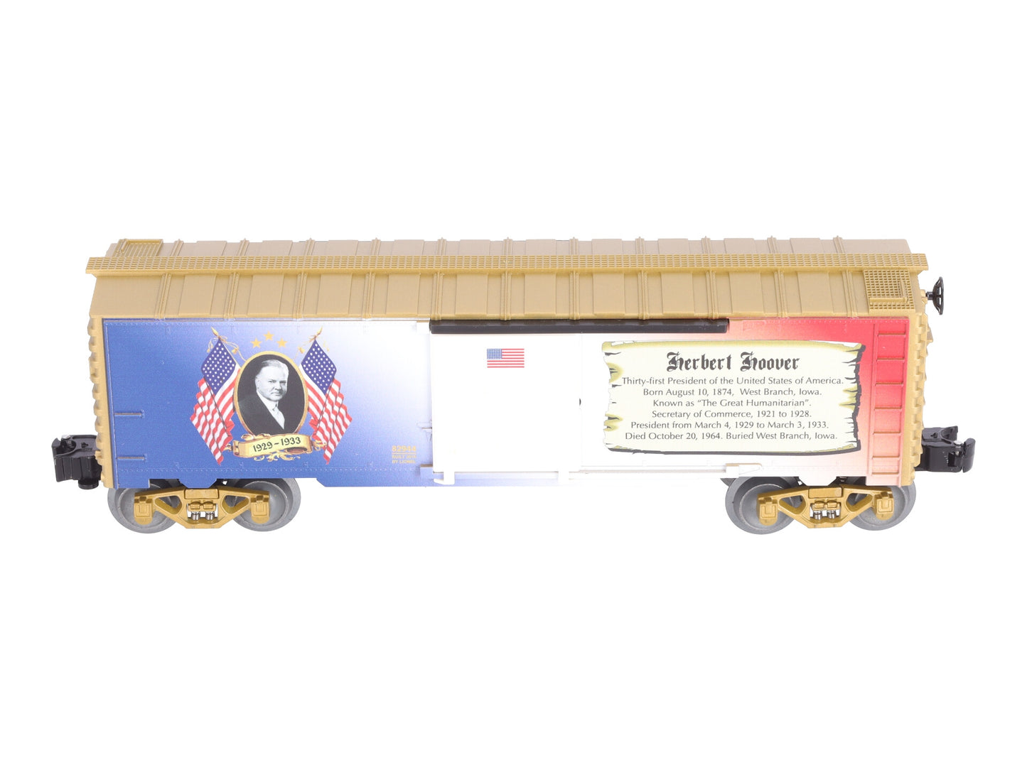 Lionel 6-82944 O Herbert Hoover USA Presidential Boxcar