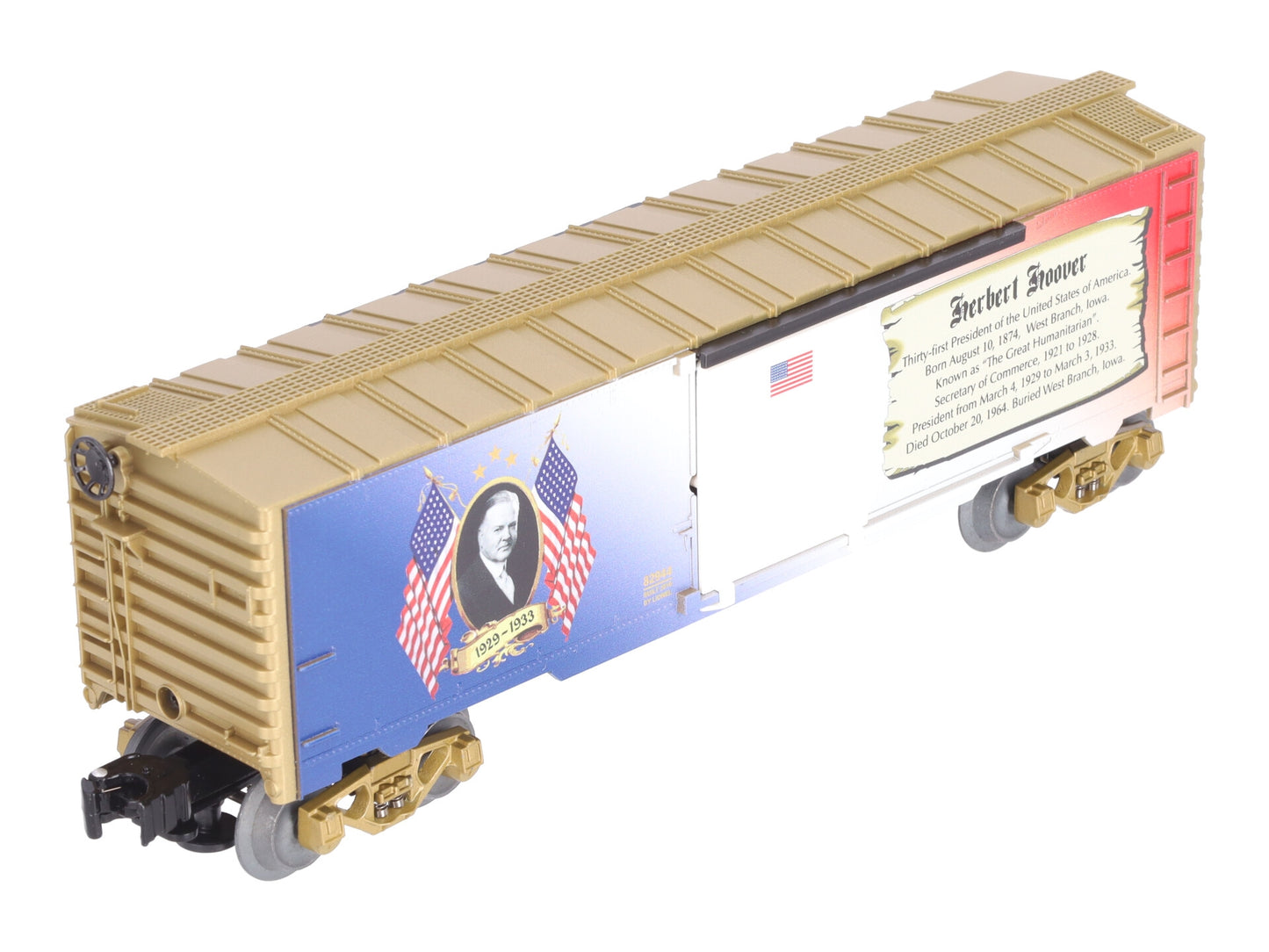 Lionel 6-82944 O Herbert Hoover USA Presidential Boxcar