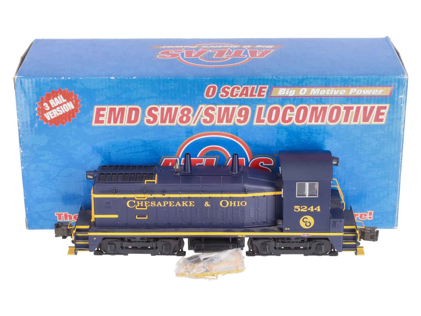 Atlas 6127-2 O C&O SW-9 Diesel Locomotive #5244 - 3 Rail