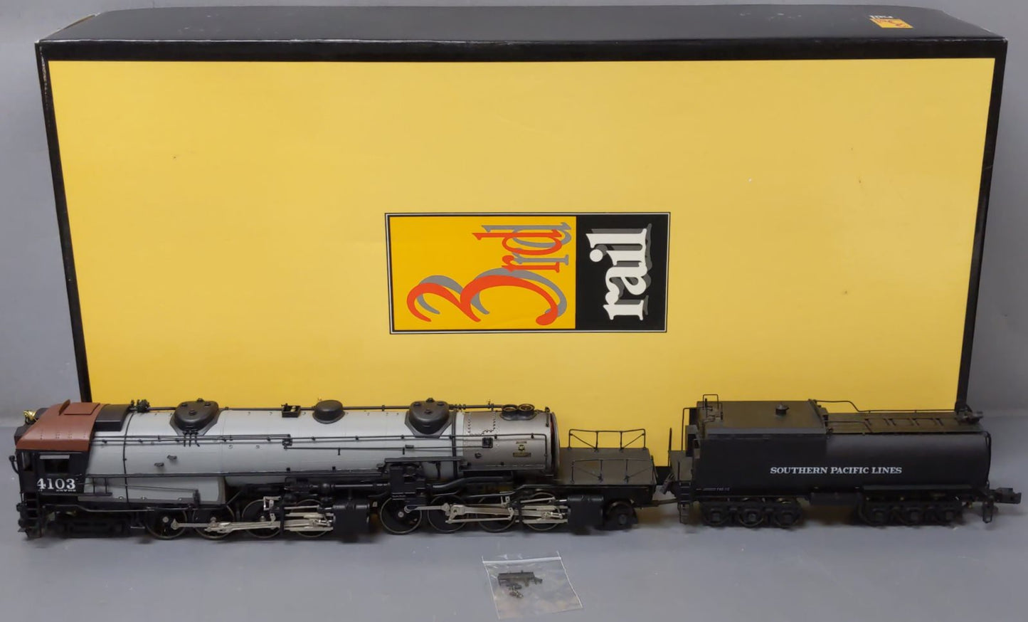 3rd Rail 4103 O BRASS SP Cab Forward Locomotive & Tender #4103 EX/Box