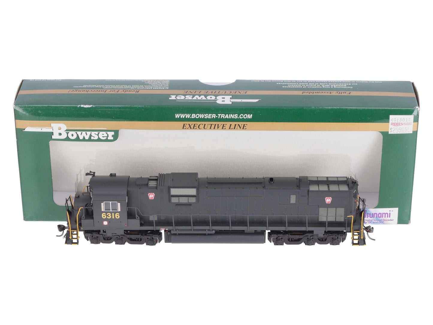 Bowser 23797 HO Scale Pennsylvania Alco C-630 #6316 w/DCC/Sound