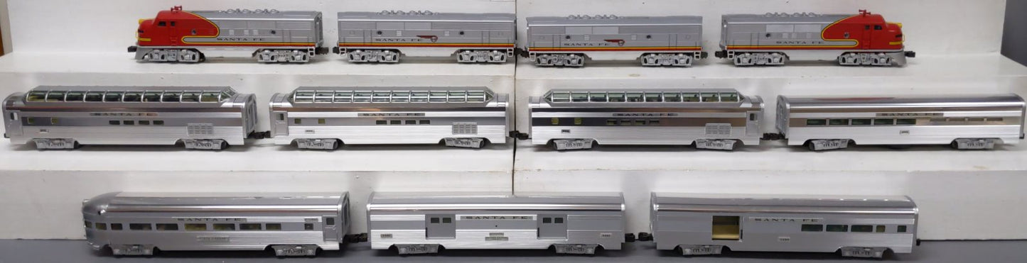 Lionel 6-21786 O Gauge Santa Fe ABBA F3 Diesel Passenger Train Set EX/Box