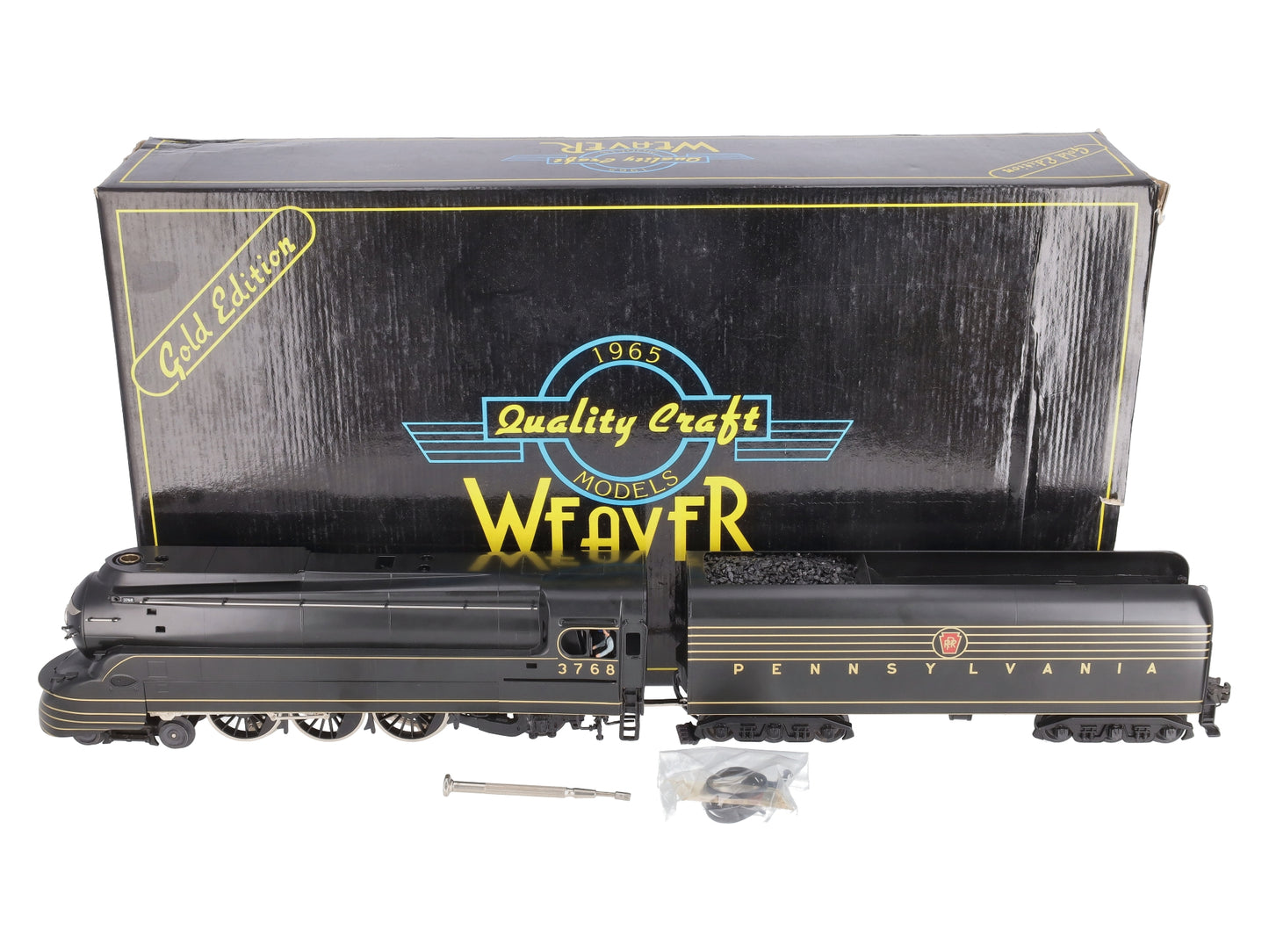 Weaver 1077 Pennsylvania 4-6-2 K4 Torpedo Steam Locomotive EX/Box