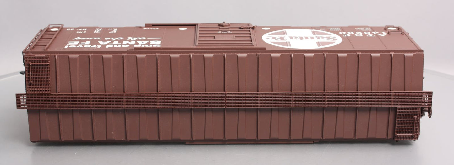 USA Trains R19200A G Santa Fe 40 Ft. PS-1 Simulated Steel Box Car