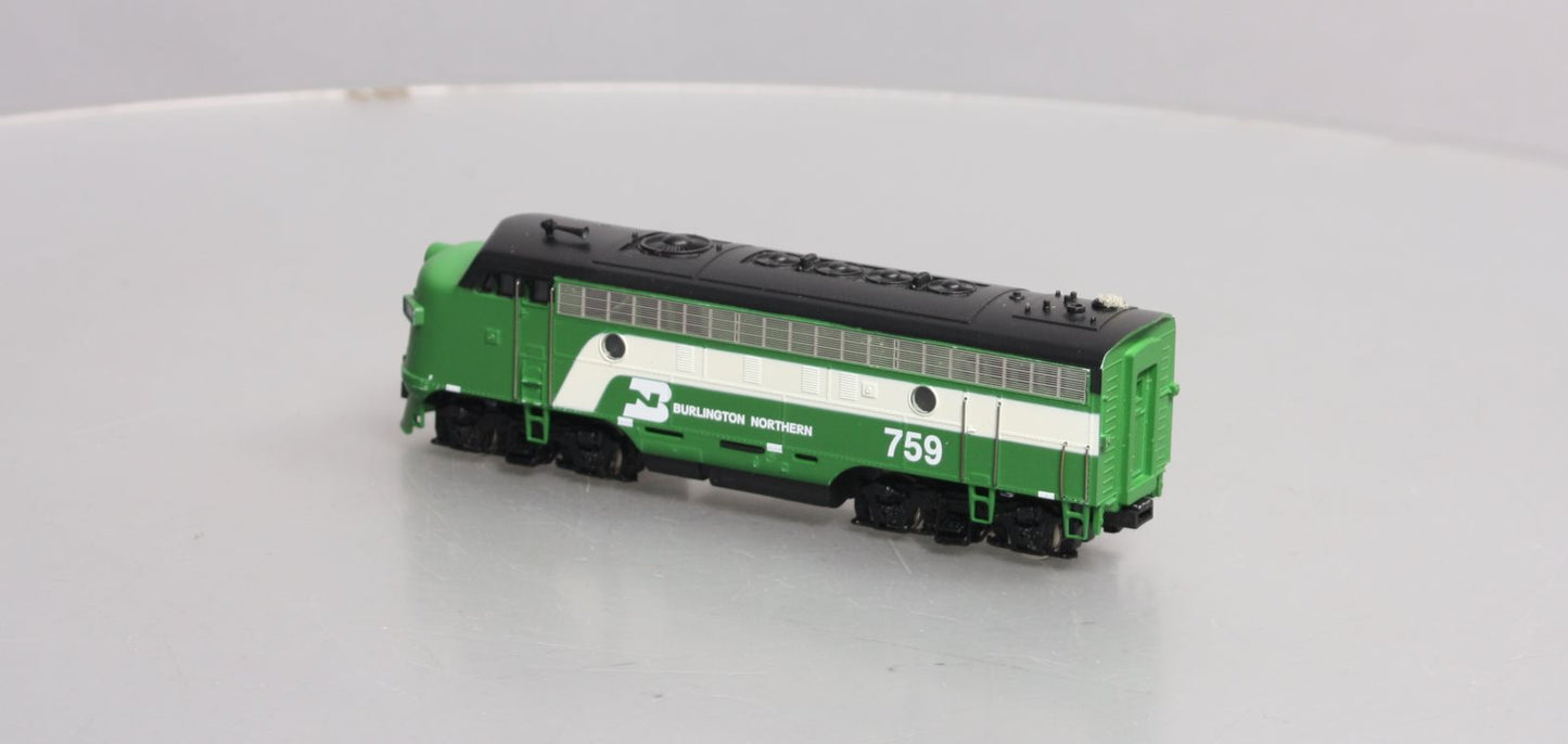 MRC CC113 HO Scale Burlington Northern F7a Diesel Locomotive #759 EX/Box