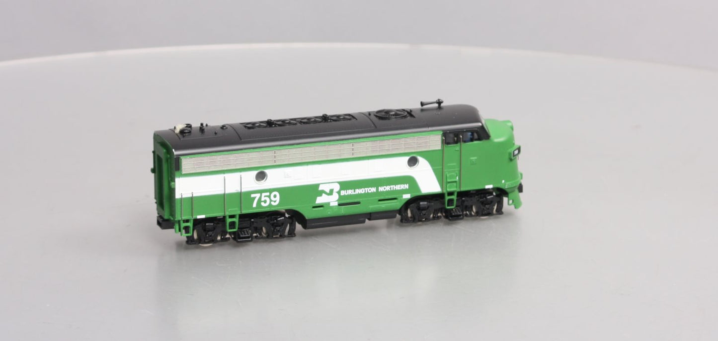 MRC CC113 HO Scale Burlington Northern F7a Diesel Locomotive #759 EX/Box