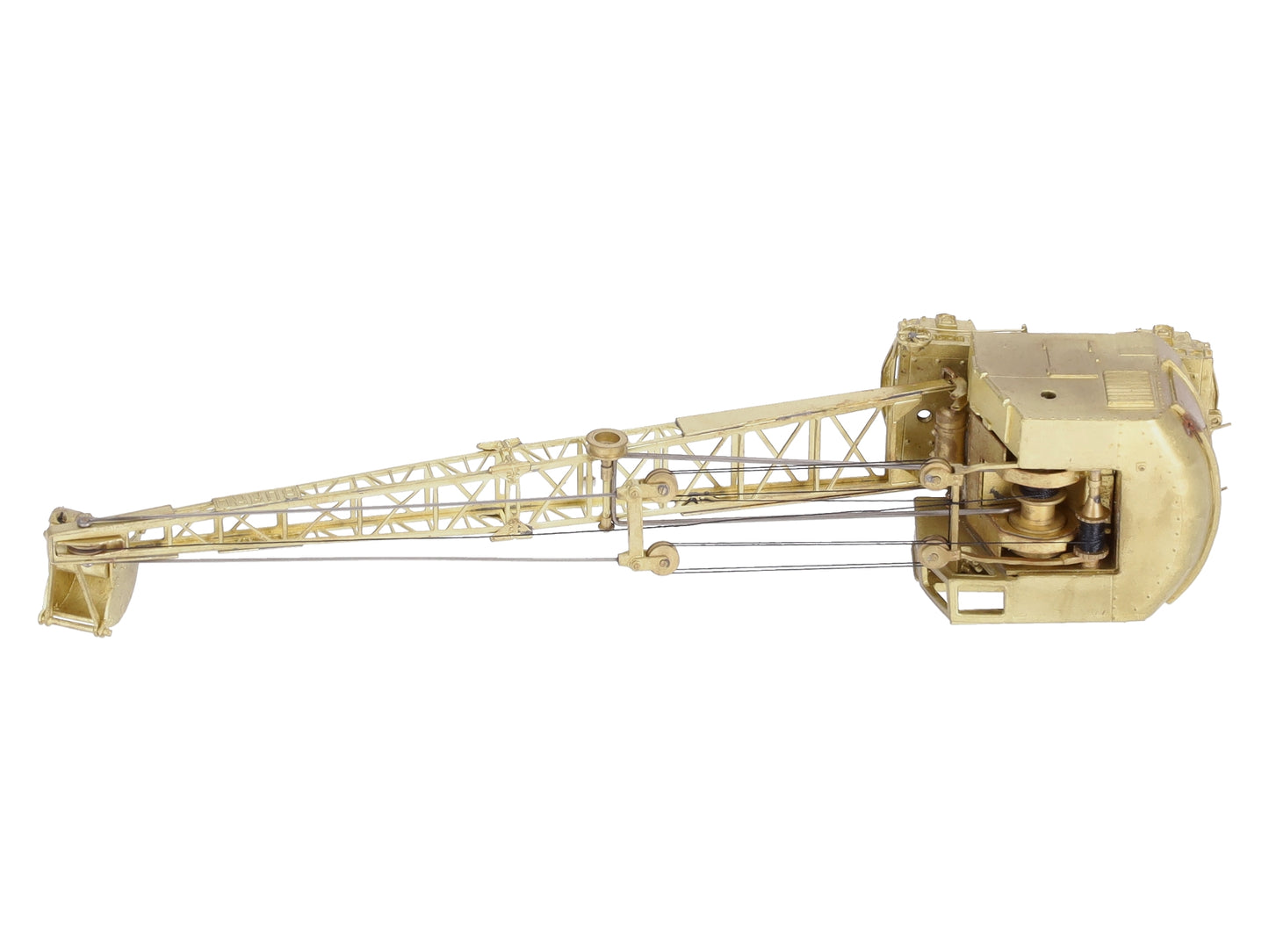 Overland 1316 HO Scale BRASS Model 40 Burro Crane EX/Box