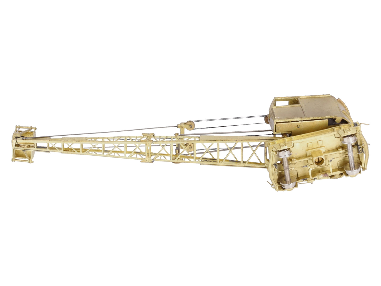 Overland 1316 HO Scale BRASS Model 40 Burro Crane EX/Box