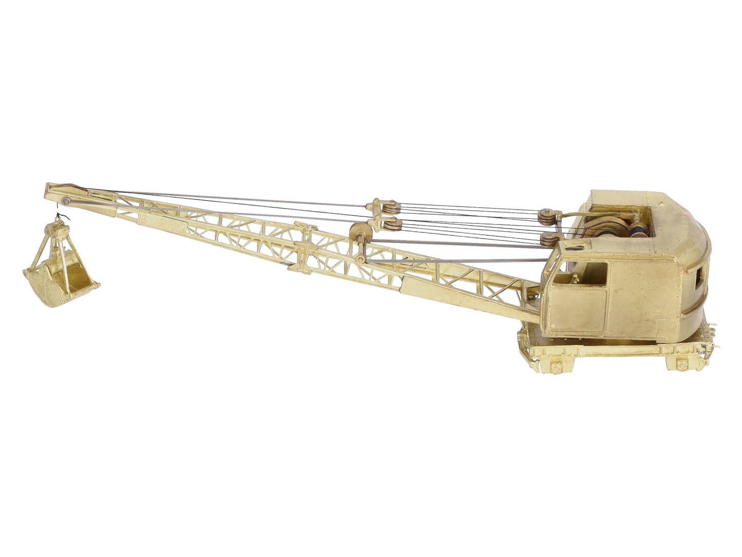 Overland 1316 HO Scale BRASS Model 40 Burro Crane EX/Box