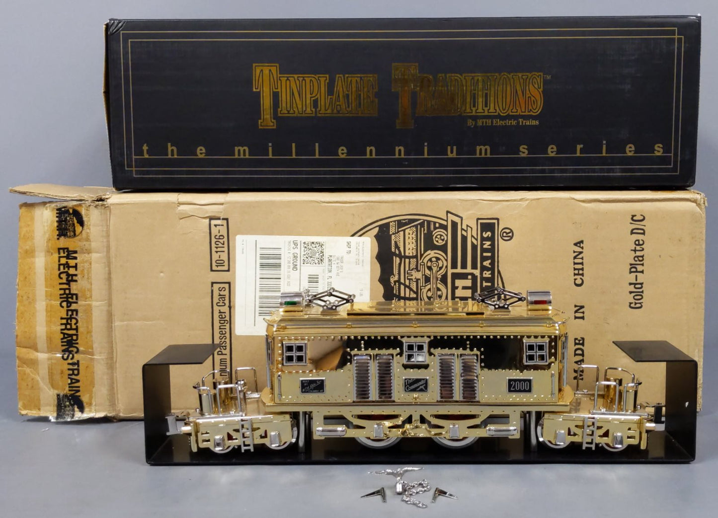 MTH 10-1126-1 Std. Gauge Tinplate Presidential Electric Locomotive w/PS1 LN/Box