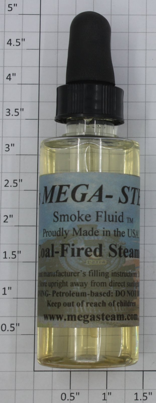 JT's Mega Steam 101 O Gauge "Coal-Fired Steamer" Scented Smoke Fluid 2fl.oz.