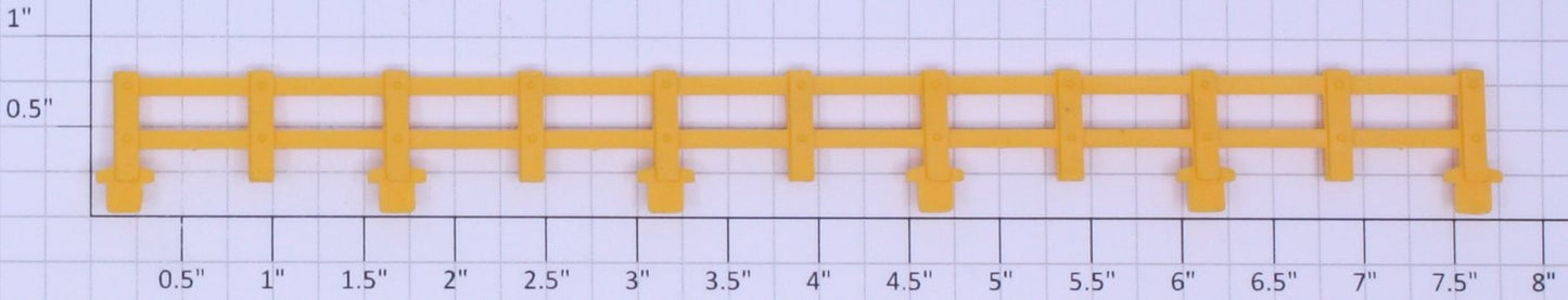 Lionel 1887-8D Long Dark Yellow Fence Section