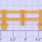 Lionel 1887-8D Long Dark Yellow Fence Section